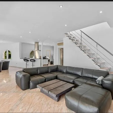 With Fantastic Sea View Pool 23x12 Jacuzzi Villa Calpe