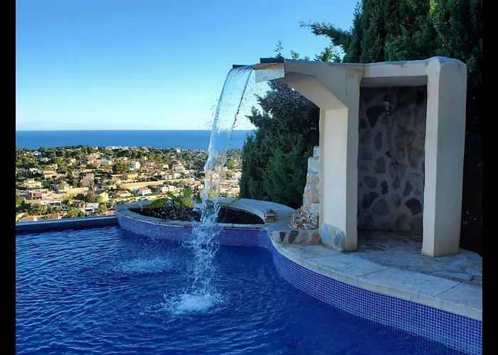 Villa With Fantastic Sea View Pool 23x12 Jacuzzi Calpe