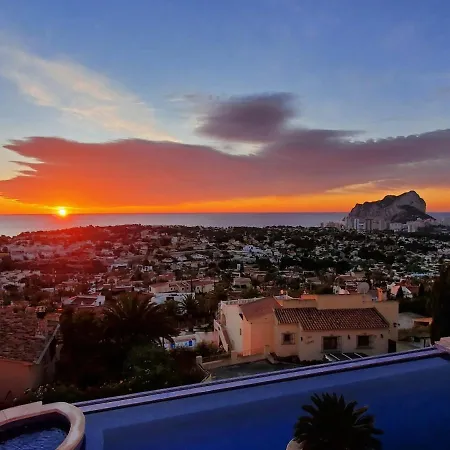 With Fantastic Sea View Pool 23x12 Jacuzzi * Calp