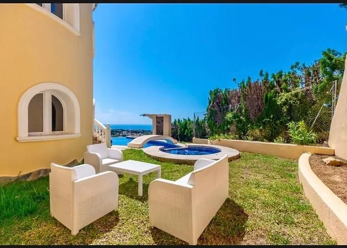 别墅 With Fantastic Sea View Pool 23x12 Jacuzzi 卡尔佩